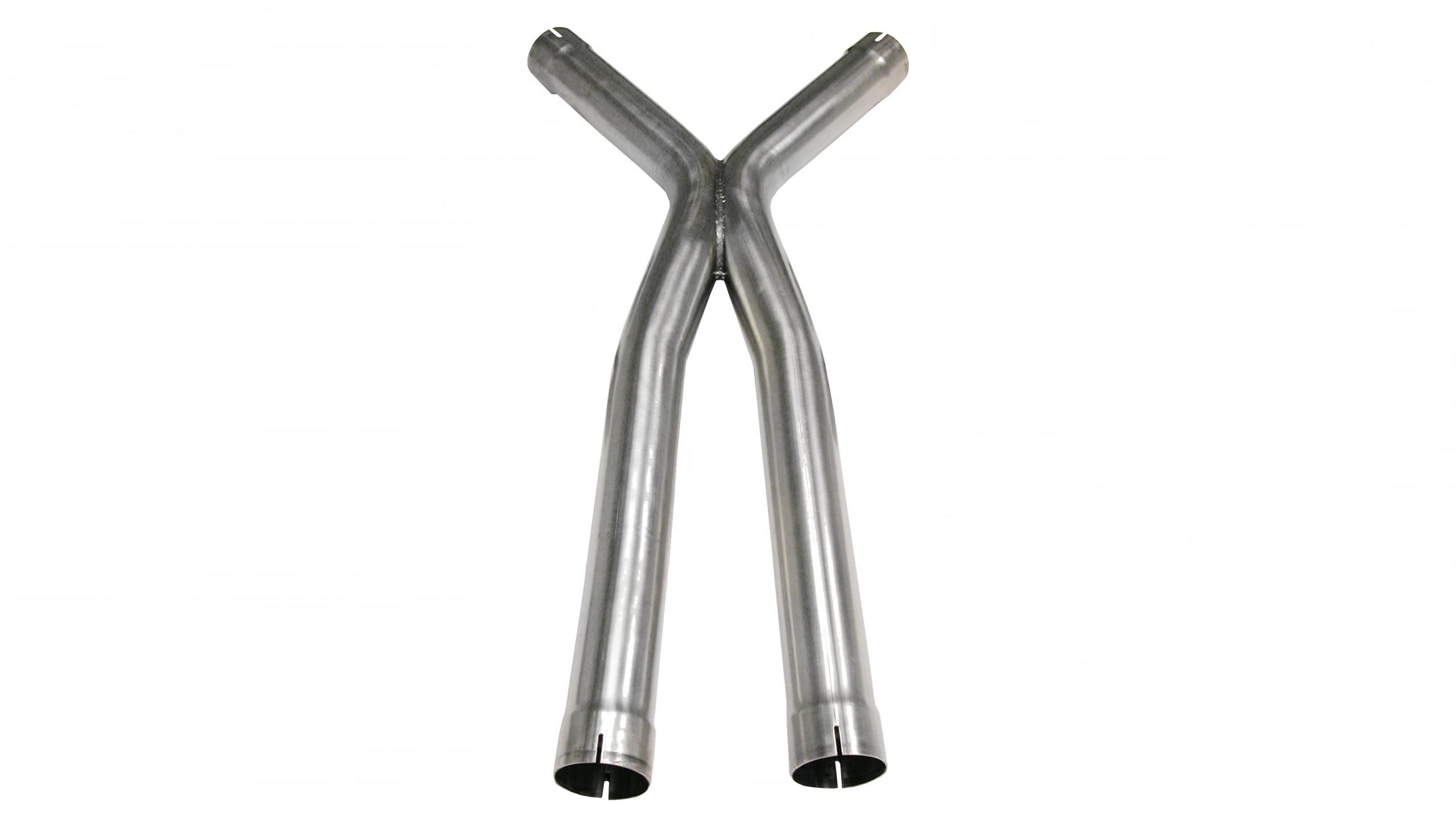 14312 X-Pipe 2.5 Inch Stainless Steel 05-10 Ford Mustang GT 4.6L V8/Ford Mustang Shelby GT500 5.4L V8 Corsa Performance