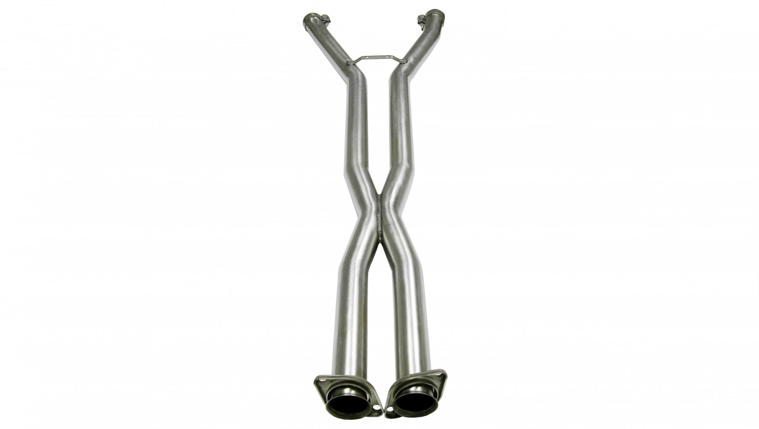 14330 X-Pipe 2.5 Inch Stainless Steel 09-13 Chevy Corvette C6 6.2L V8 Corsa Performance