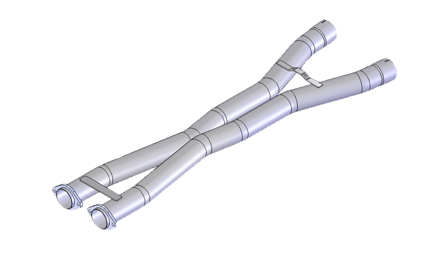 14331 X-Pipe 3.0 Inch Stainless Steel 12-13 Chevy Corvette C6 Z06/ZR1 6.2L/7.0L V8 Corsa Performance