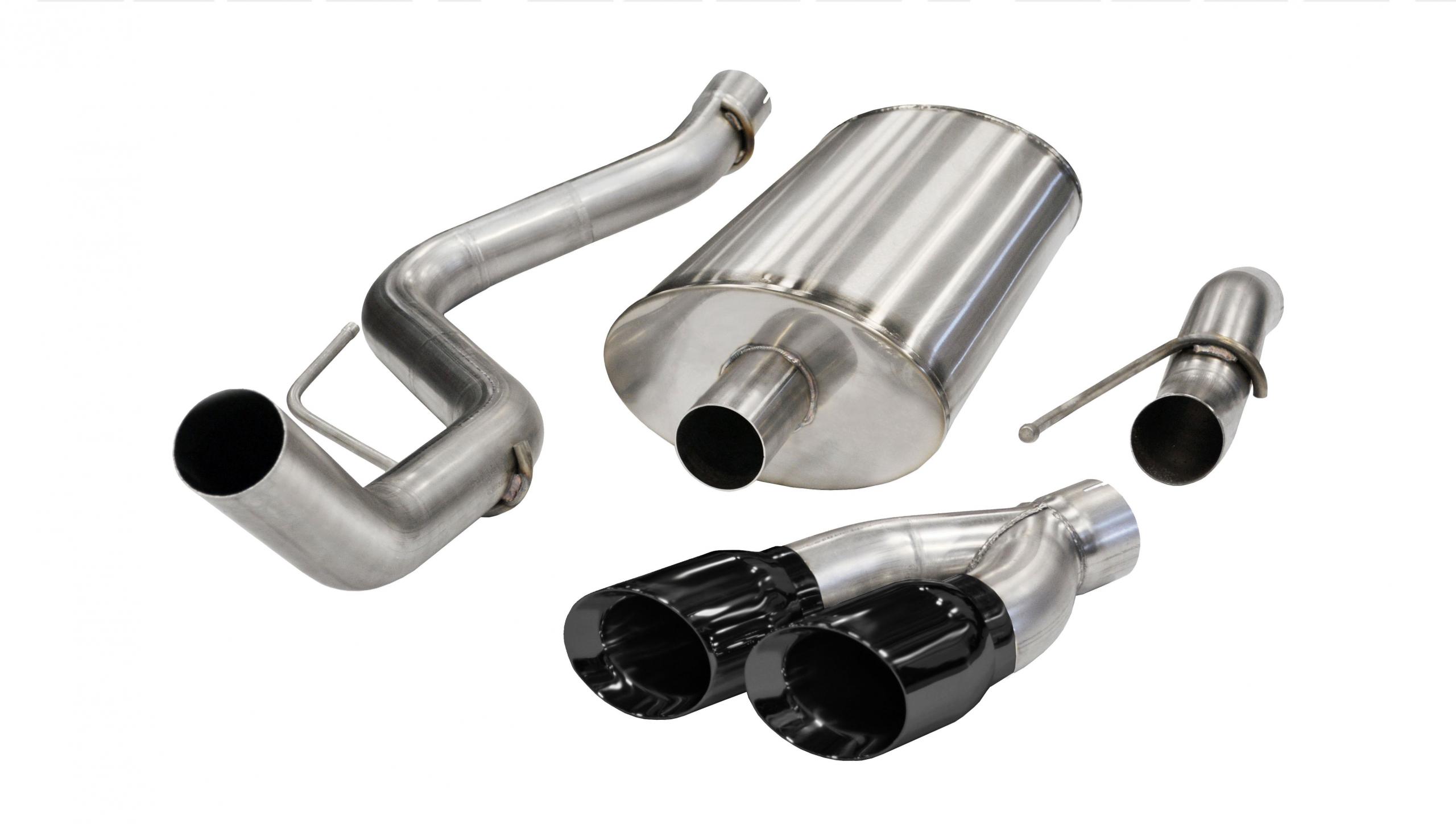 14388BLK 3.0 Inch Cat-Back Sport Single Side Exit Exhaust 4.0 Inch Black Tips 09-10 Ford F150/10 Raptor 4.6L/5.4L V8 133/144/126/145/157 Inch Wheelbase Stainless Steel Corsa Performance