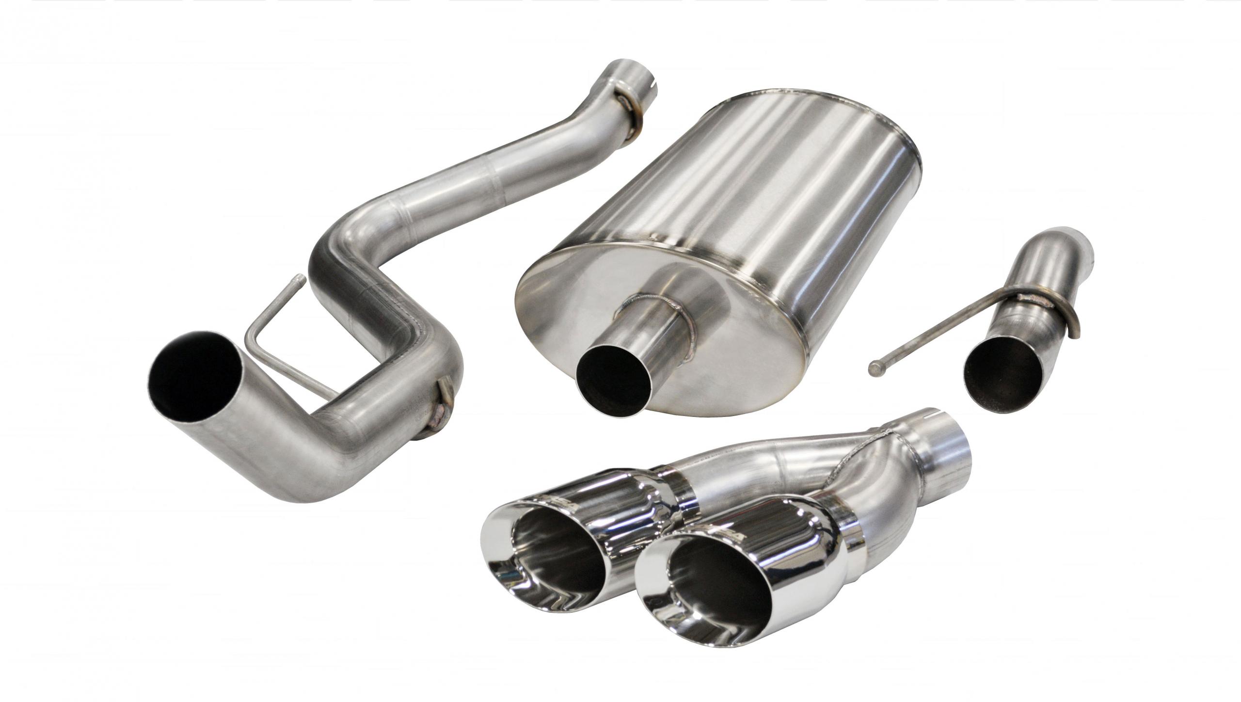 14388 3.0 Inch Cat-Back Sport Single Side Exit Exhaust 4.0 Inch Polished Tips 09-10 Ford F150/10 Raptor 4.6L/5.4L V8 133/144/126/145/157 Inch Wheelbase Stainless Steel Corsa Performance