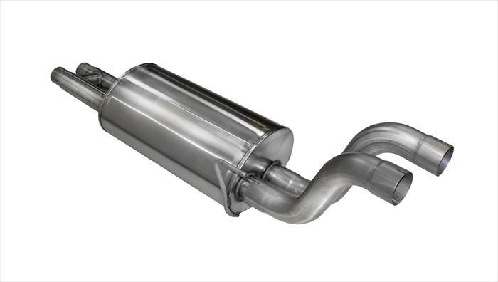 14398 3.0 Inch Muffler Upgrade Kit Sport Sound Level Reuses Stock Tailpipes 17-Present Ford F150 Raptor EcoBoost 3.5L V6 Turbo SuperCab 133.0 Inch/SuperCrew 145 Inch Wheelbase Stainless Steel Corsa Performance