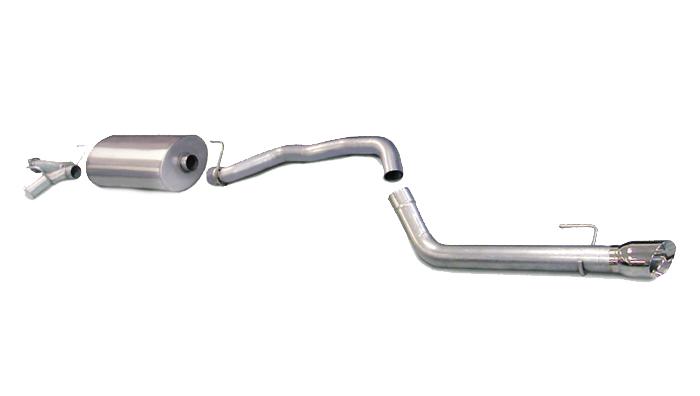 14573 3.0 Inch Cat-Back Touring Single Rear Exit Exhaust 4.0 Inch Polished Tips 08-17 Toyota Sequoia 5.7L V8 Stainless Steel Corsa Performance