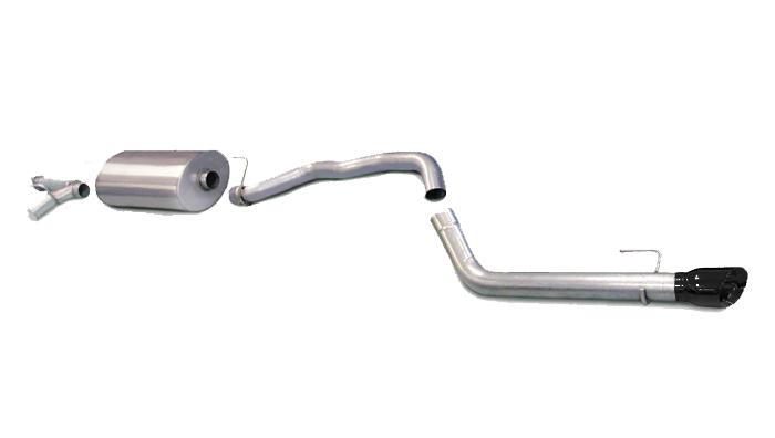 14573BLK 3.0 Inch Cat-Back Touring Single Rear Exit Exhaust 4.0 Inch Black Tip 08-17 Toyota Sequoia 5.7L V8 Stainless Steel Corsa Performance