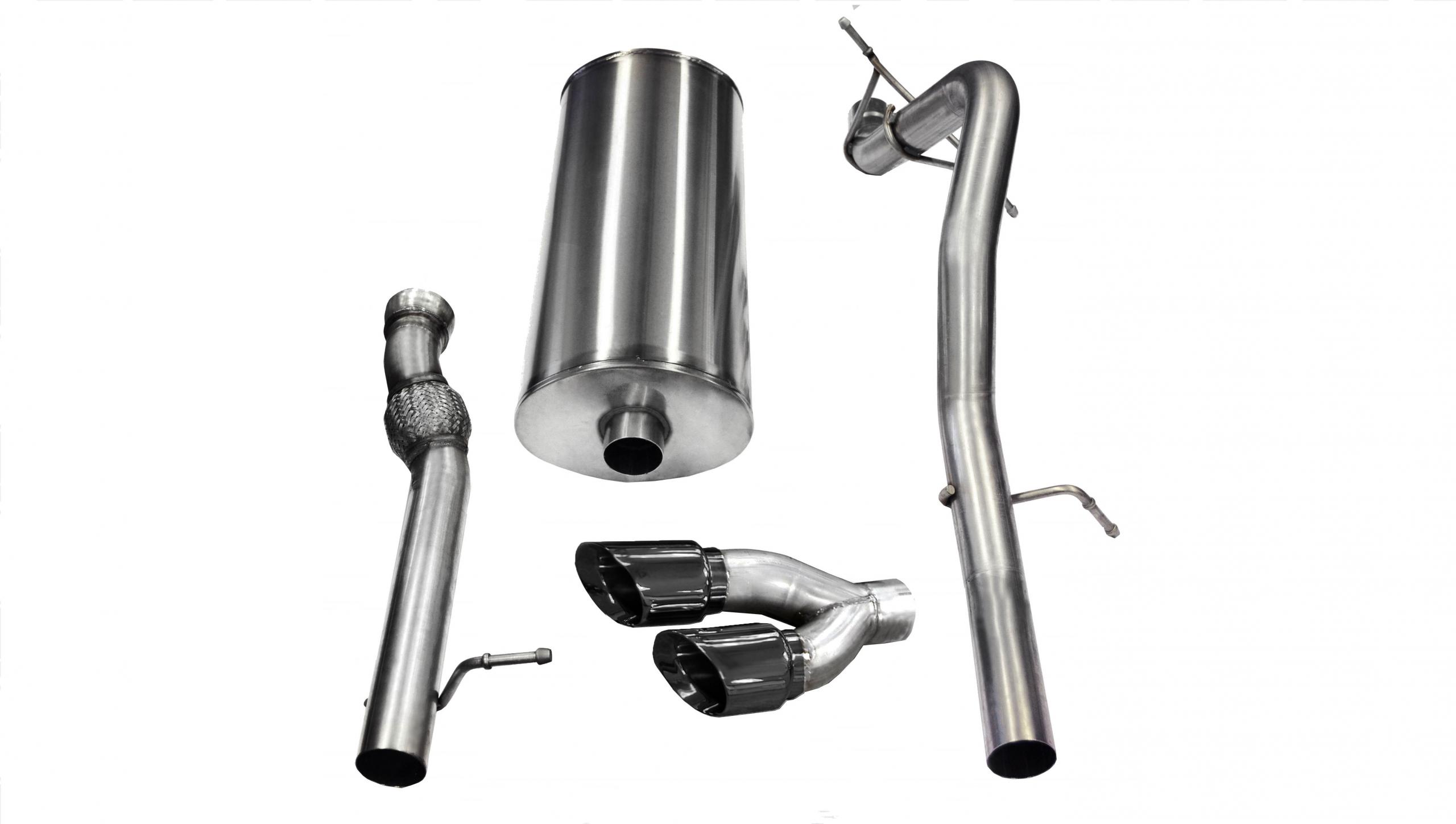14882BLK 3.0 Inch Cat-Back Sport Single Side Exit Exhaust 4.0 Inch Black Tips 11-14 Cadillac Escalade EXT/ESV/GMC Yukon XL Denali 6.2L V8 Stainless Steel Corsa Performance