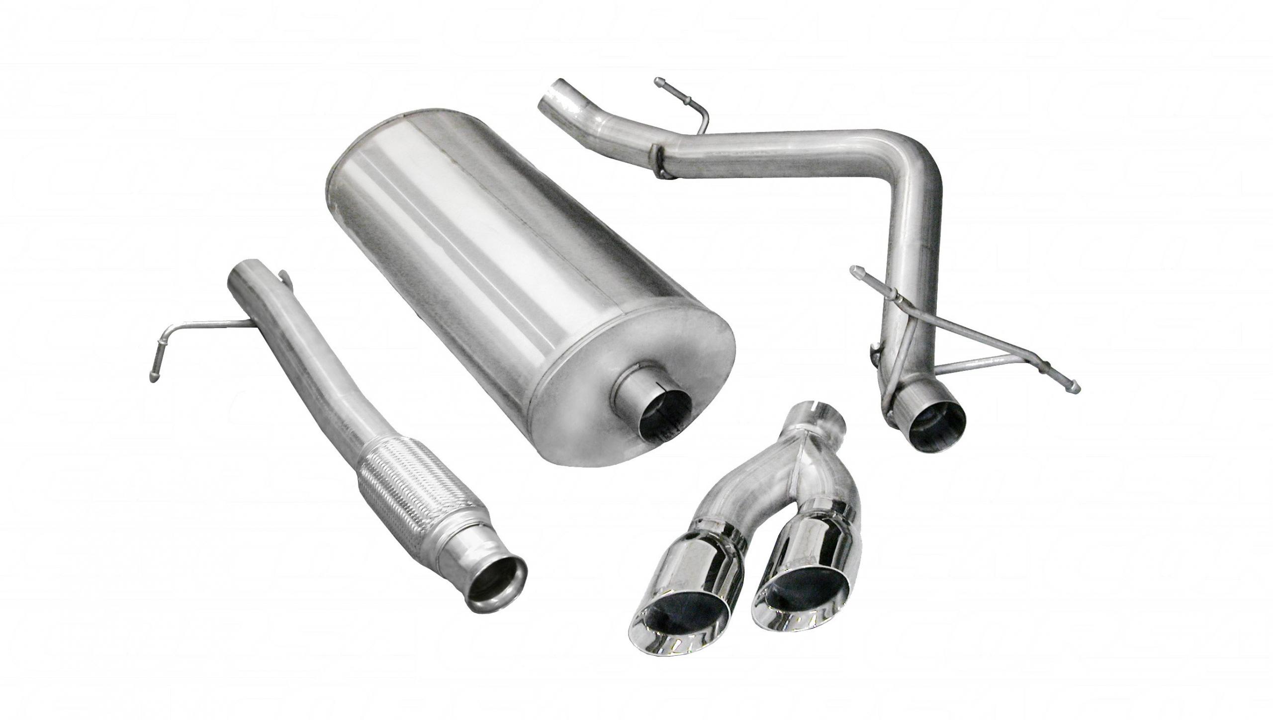14900 3.0 Inch Cat-Back Sport Single Side Exit Exhaust 4.0 Inch Polished Tips 09-13 Silverado/Sierra 1500 Reg Cab/Long Bed/Ext Cab/Short Bed 4.8L/5.3L V8 133.0 Inch WB Stainless Steel Corsa Performance