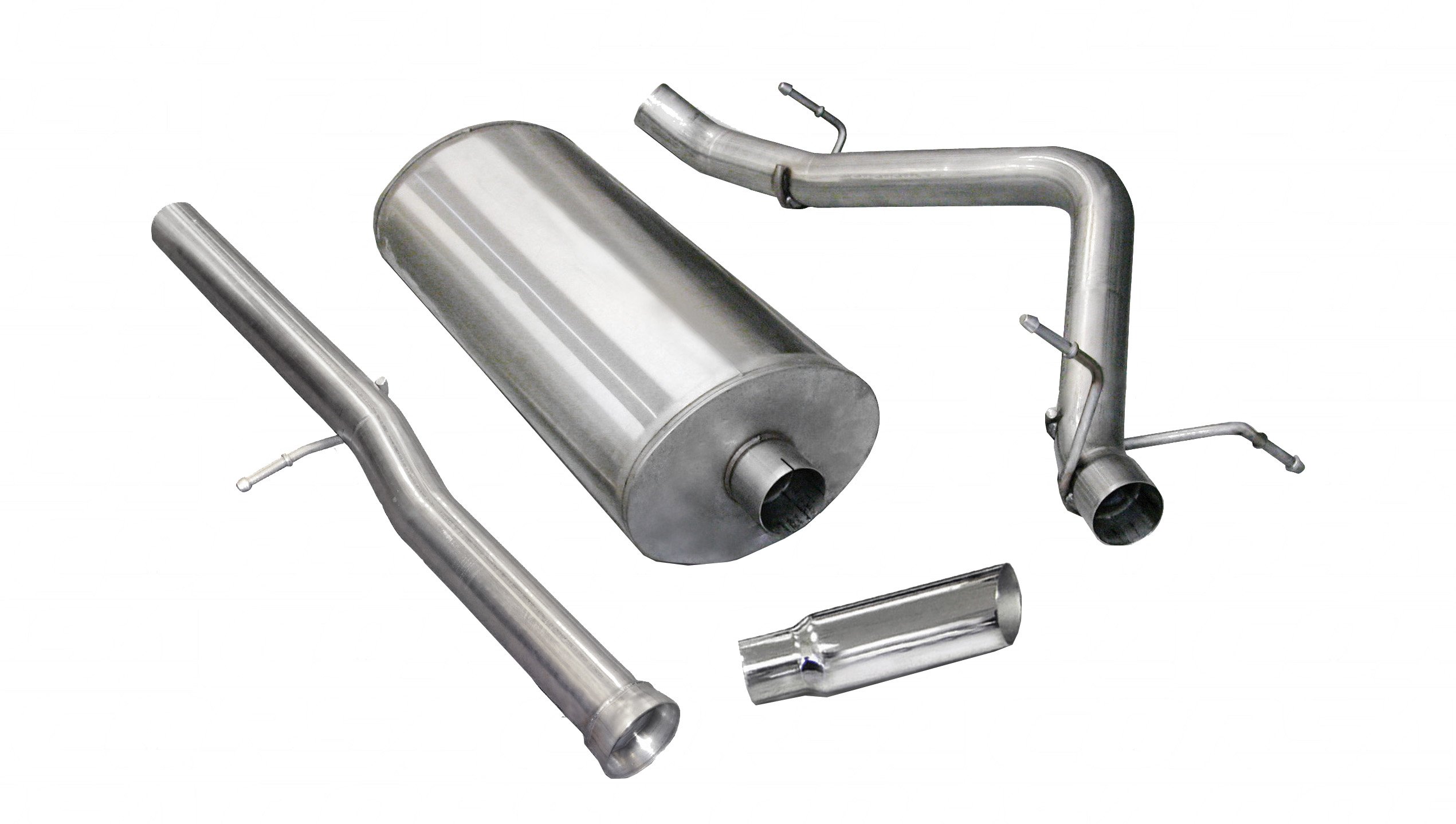 24523 3.0 Inch Cat-Back Sport Single Side Exit Exhaust 4.0 Inch Slash Cut Polished Tip 11-13 Silverado/Sierra Denali 1500 Crew Cab/Short Bed/Extended Cab/Standard Bed 6.2L V8 143.5 Inch WB Stainless Steel dB by Corsa Performance