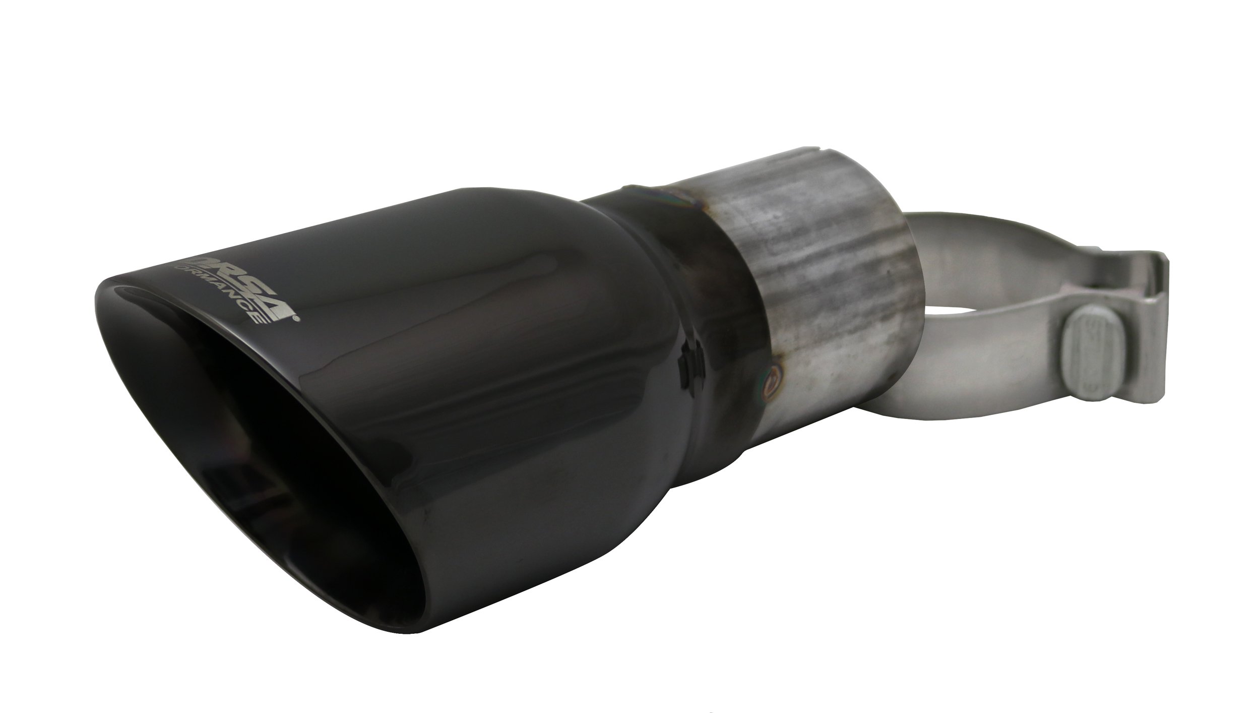 TK005BLK Single 4.0 Inch Black Pro-Series Tip (Clamp Included) 2.75 Inch Inlet Universal Stainless Steel Corsa Performance