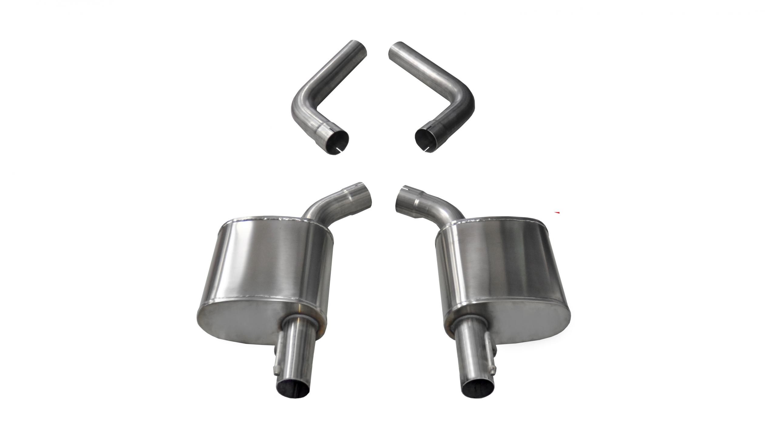 21022 4.5 Inch Axle-Back Dual Rear Exit 17-18 Charger 5.7L with Dumps Corsa Performance