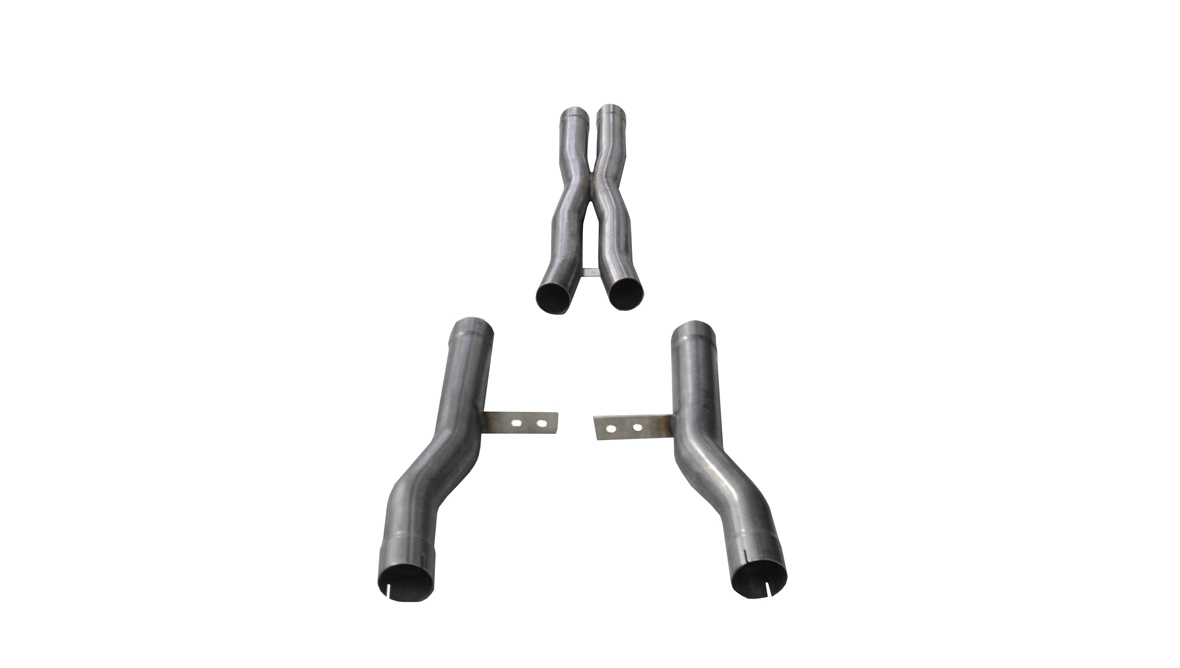 21025 2.75 Inch Resonator Delete 15-18 Challenger 6.4L 2.75 Inch 3.5 Inch Kit Corsa Performance