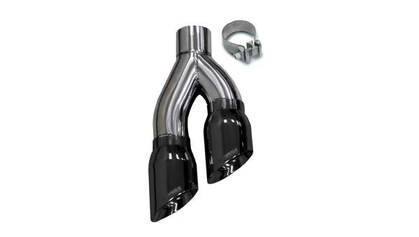 21036BLK 2019 Ram 1500 V8 3.0 Inch Side Exit Catback Exhaust System with Twin 4.0 Inch Pro Series Tips Black Sport Sound Level