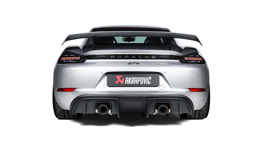 Akrapovic Slip-On Line Titanium Exhaust Porsche 718 Cayman GT4 And Spyder 2022 - Image 2