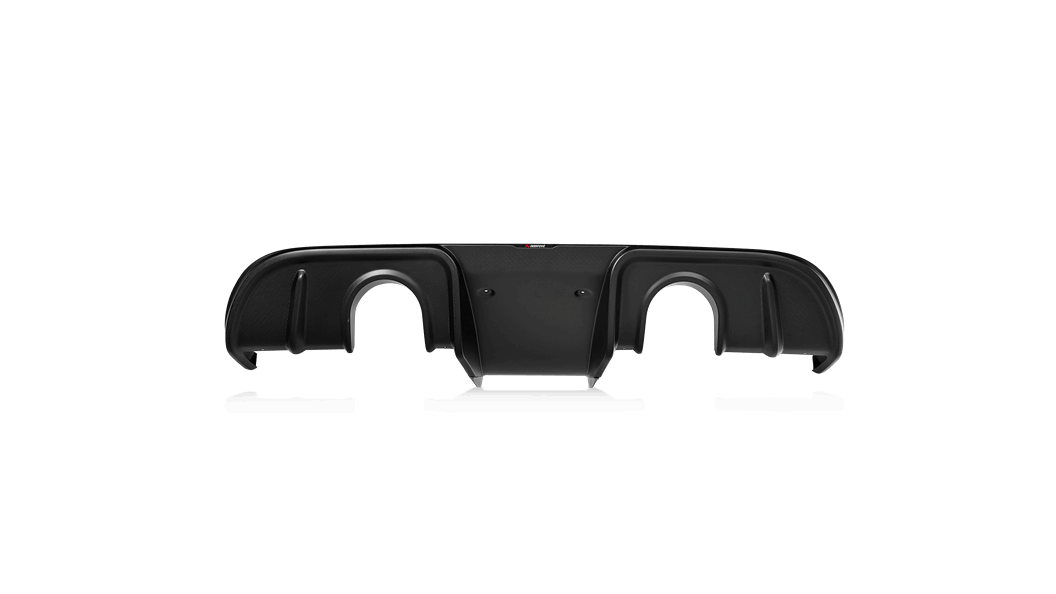 Akrapovic Carbon Fiber Rear Diffuser 2020 Porsche Cayman GT4 And Spyder High Gloss Or Matte - Image 2