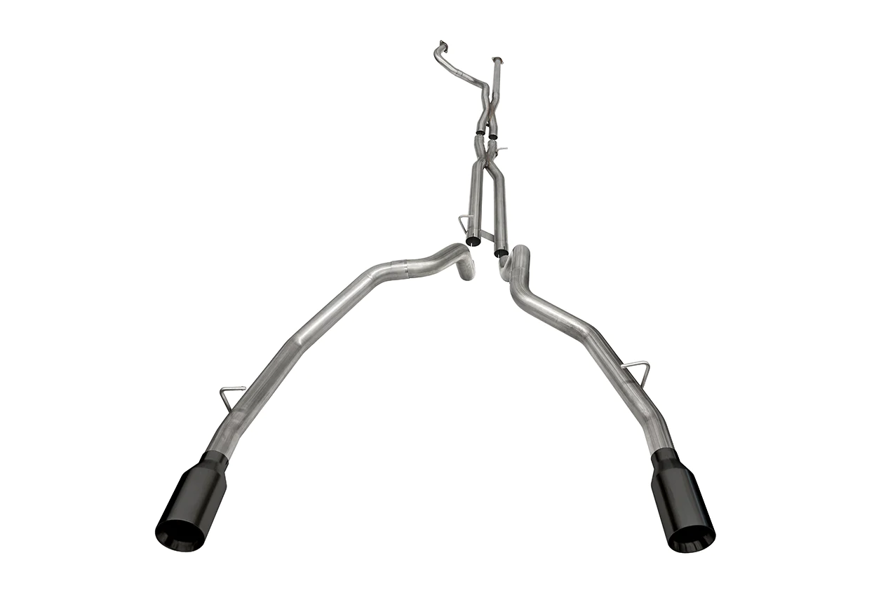 Corsa Muffler Delete Exhaust For 2021-2023 Ram TRX 21190 With Corsa 5 Inch Tips - Image 3