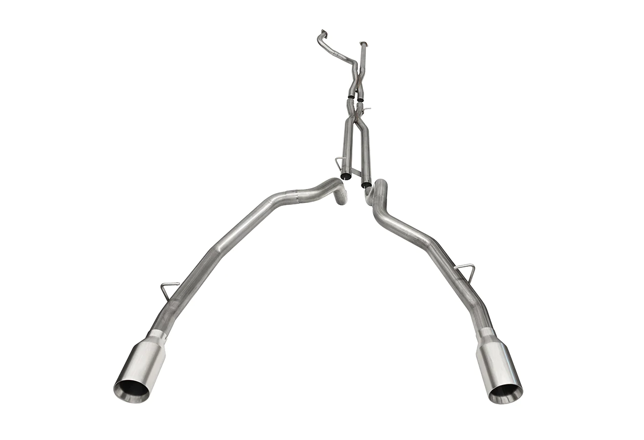 Corsa Muffler Delete Exhaust For 2021-2023 Ram TRX 21190 With Corsa 5 Inch Tips - Image 2
