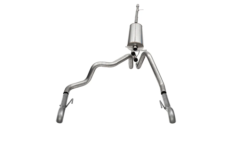 Corsa Sport 3.0 in Cat-Back DRE Turndown 2022-2024 Silverado ZR2, Sierra AT4X 6.2L 147-1-2-WB 21239