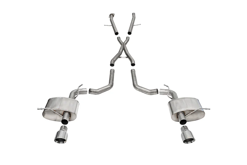 Corsa Xtreme Catback For Dodge Durange SRT 392 2018-24 Polished Tips 21198