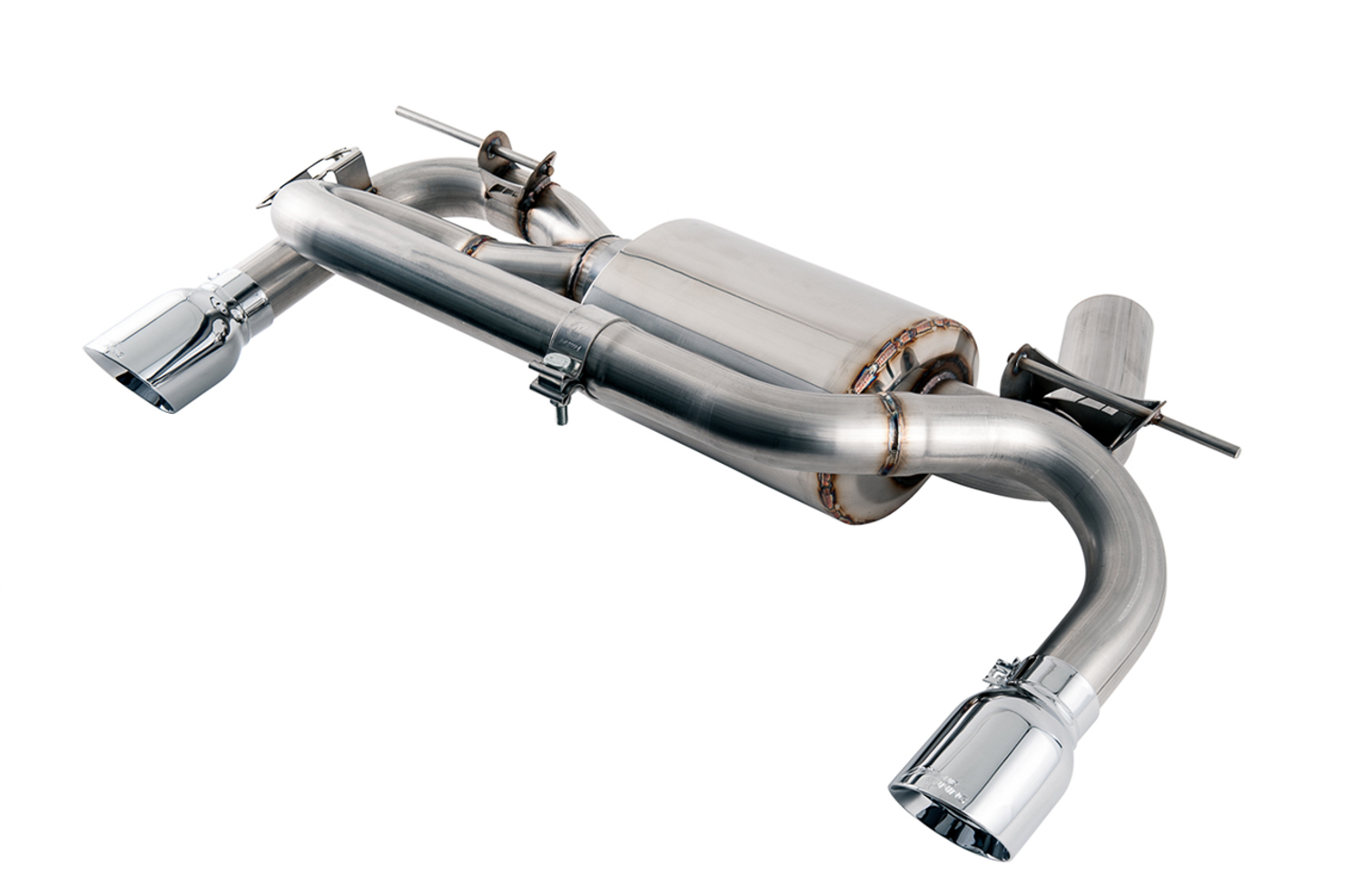 AWE Touring Edition Axle Back Exhaust for BMW F3X 340i / 440i - Chrome Silver Tips (90mm) 3010-32032