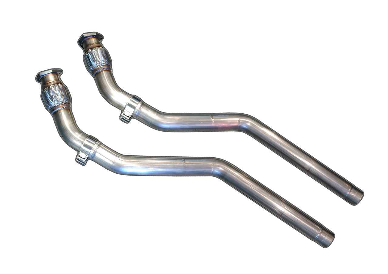 AWE Non-Resonated Downpipes for B8 S5 4.2L 3215-11036