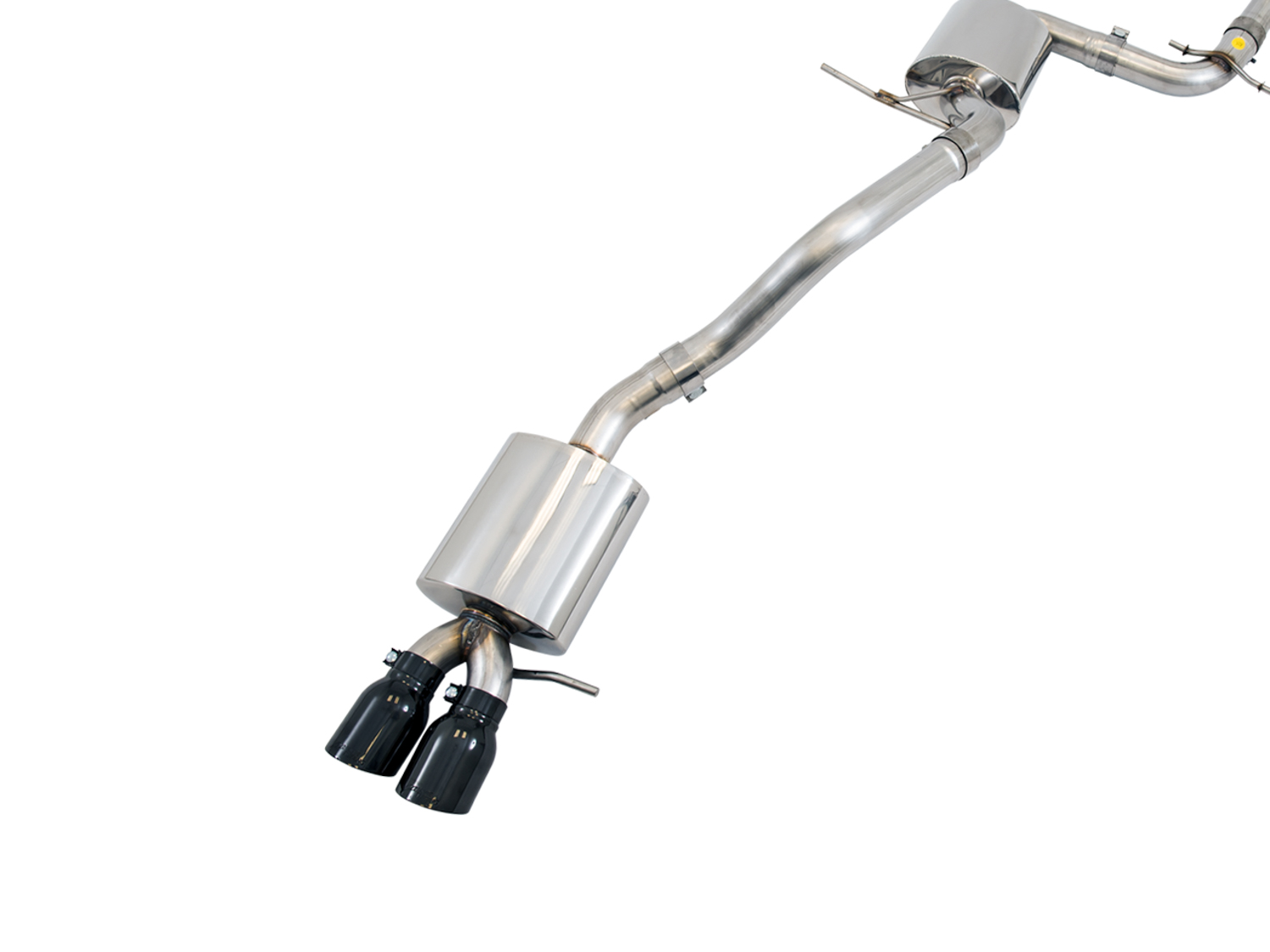 AWE Touring Edition Exhaust for MK6 Jetta 1.4T - Diamond Black Tips 3015-23056