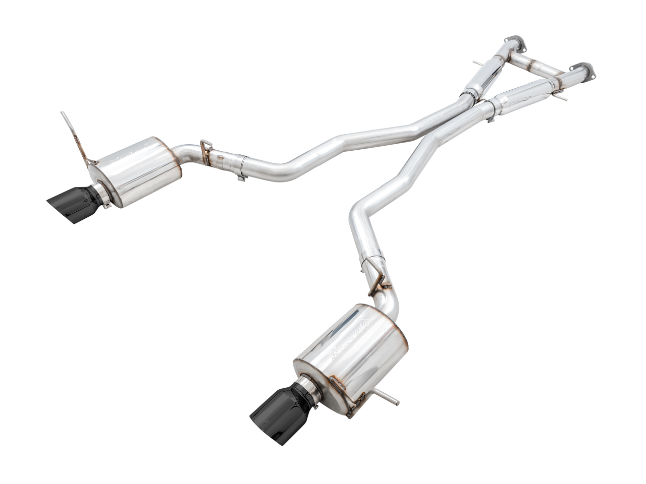 AWE Touring Edition Exhaust for Jeep Grand Cherokee SRT - Diamond Black Tips 3015-33121