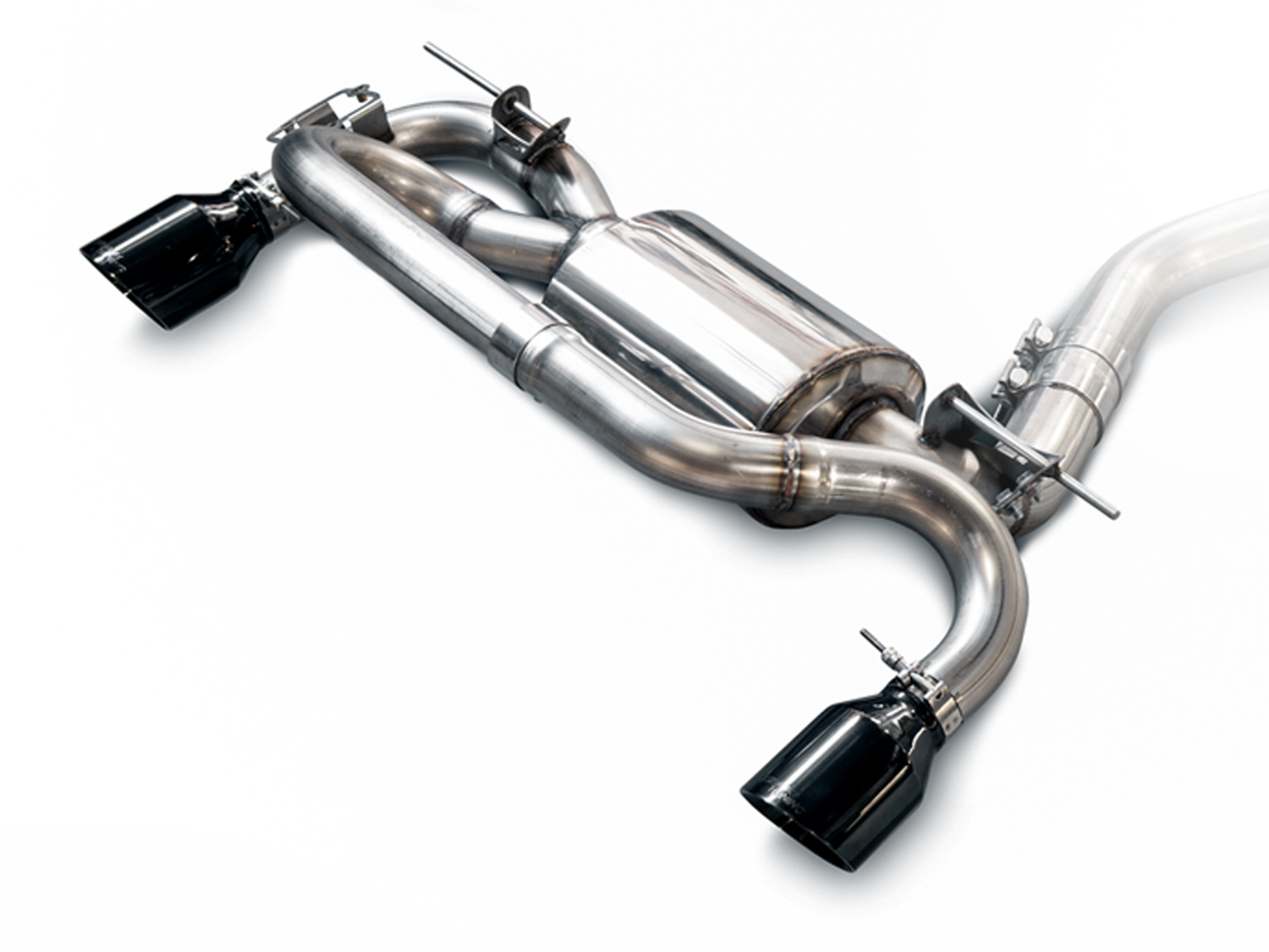 AWE Touring Edition Axle-back Exhaust for BMW F22 M235i / M240i - Diamond Black Tips (102mm) 3010-33034