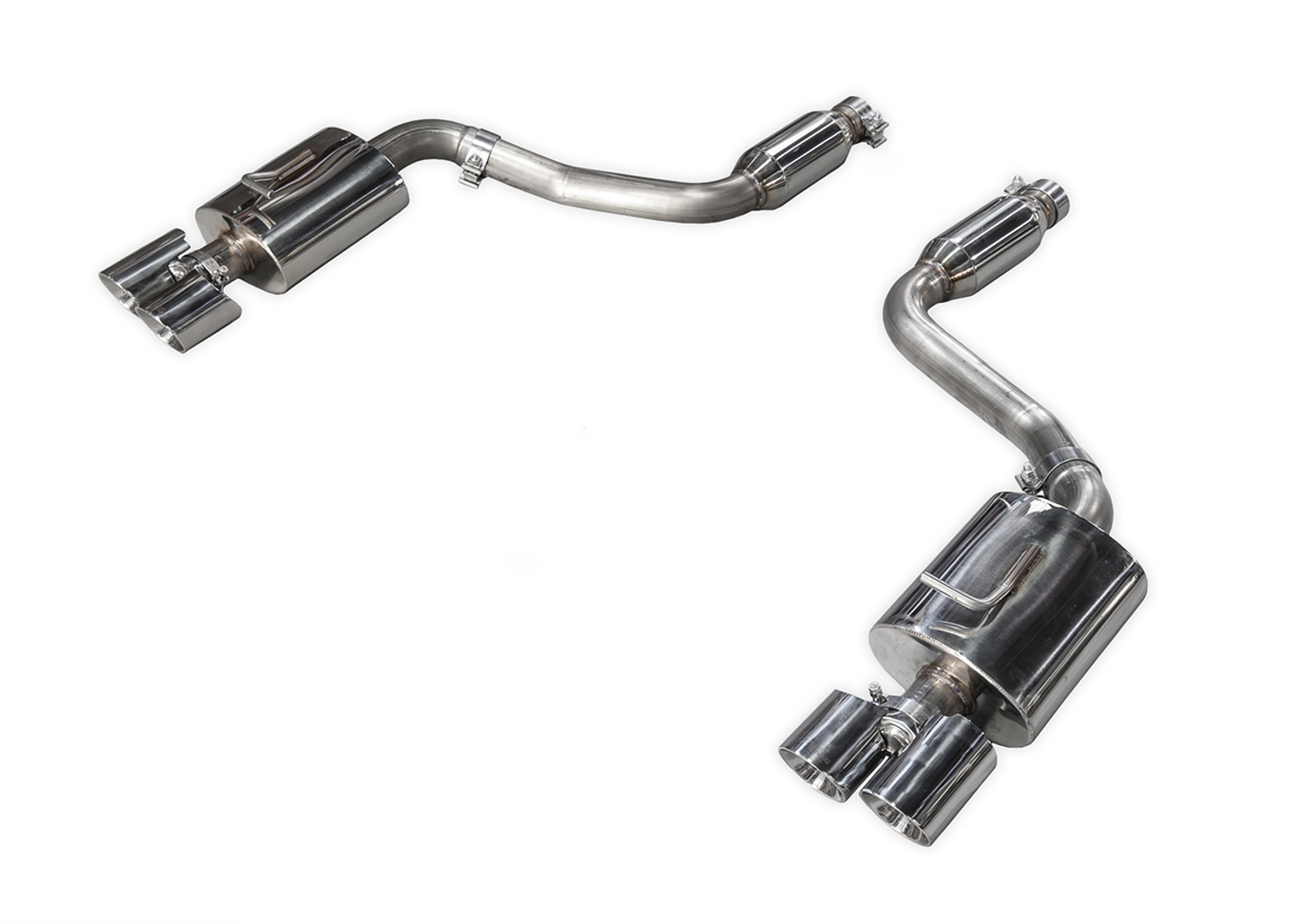 AWE Touring Edition Exhaust for 970 Panamera 2/4 (2011-2013) - With Chrome Silver Tips 3015-42060