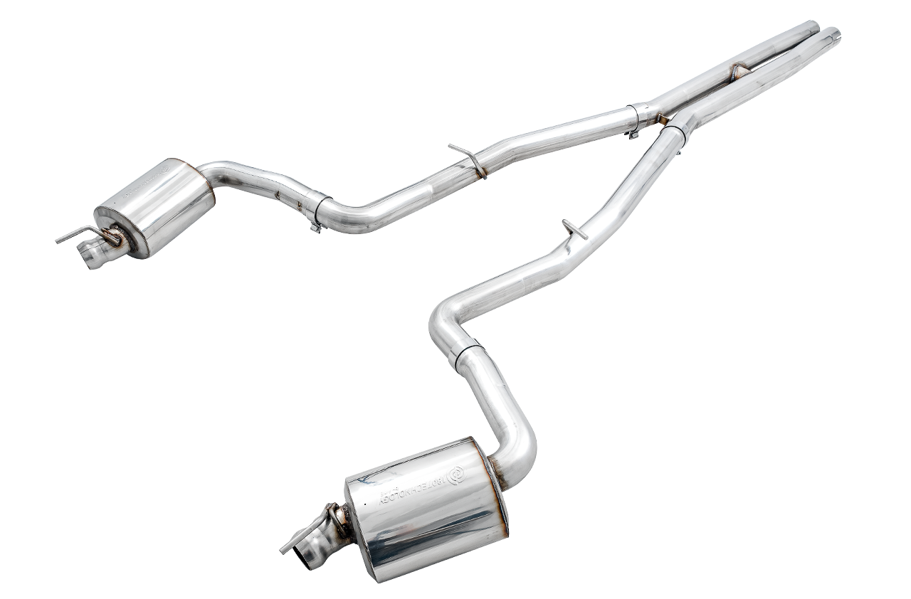 AWE Touring Edition Exhaust for 15+ Challenger 6.4 / 6.2 SC - Stock Tips 3020-11028