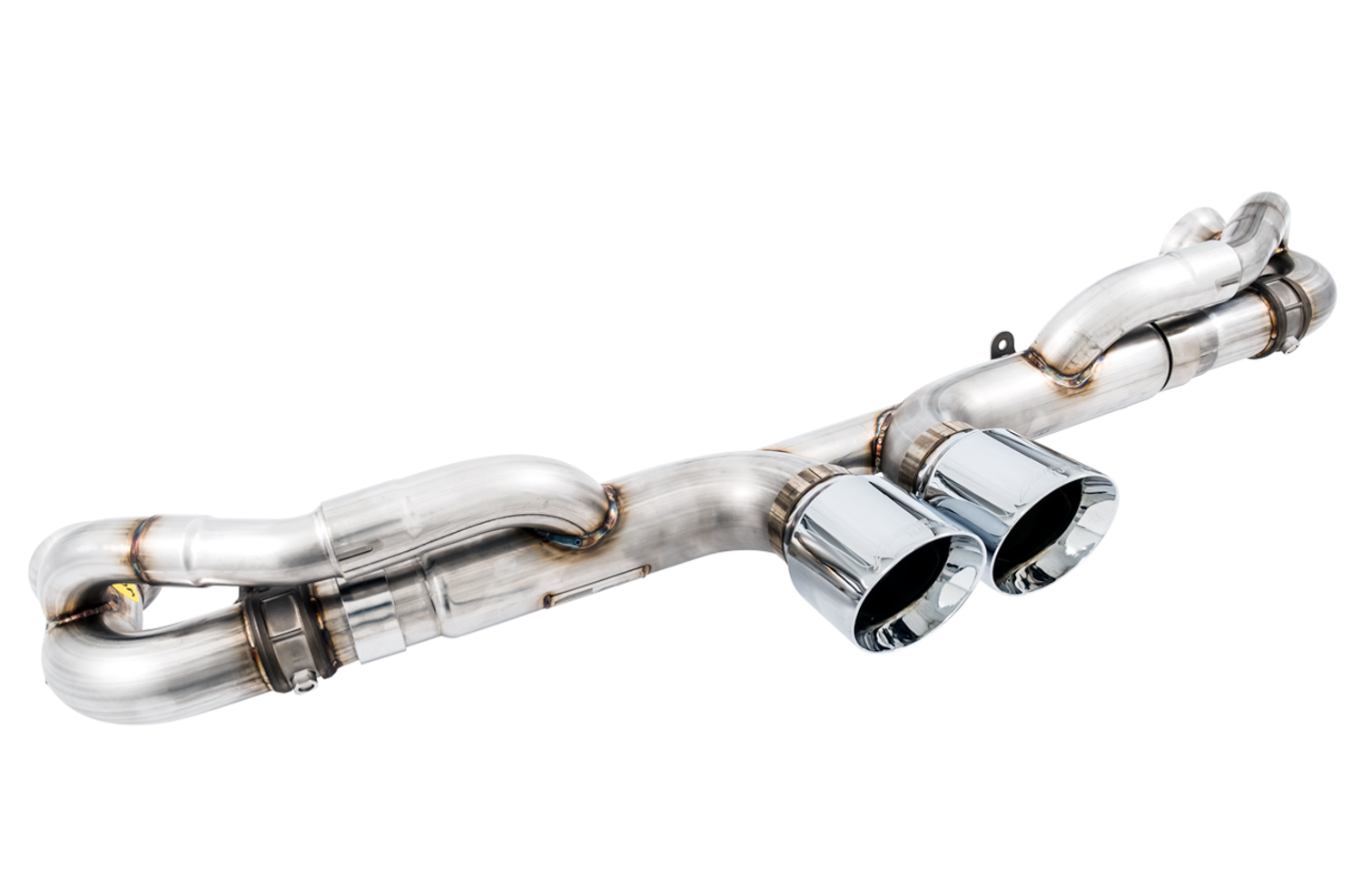 AWE SwitchPath™ Exhaust for Porsche 991.1 / 991.2 GT3 / RS - Chrome Silver Tips 3025-32016