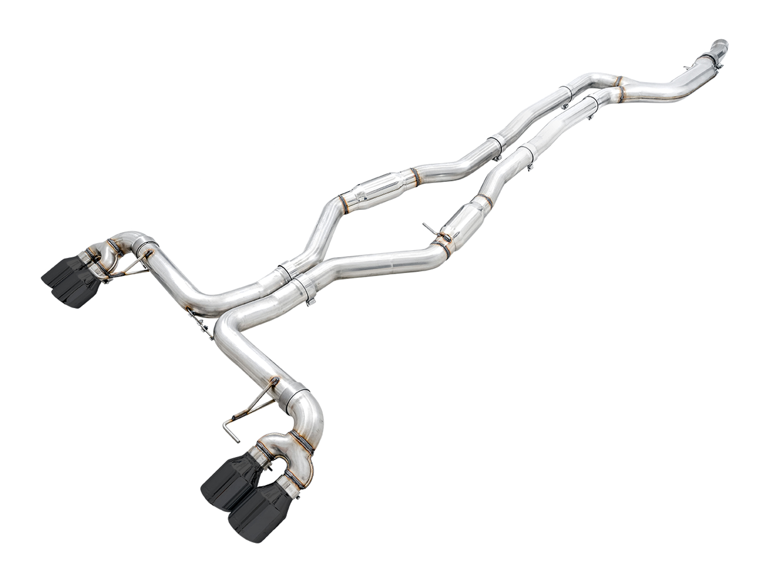AWE Track Edition Exhaust for G2X M340i / M440i - Diamond Black Tips 3020-43085