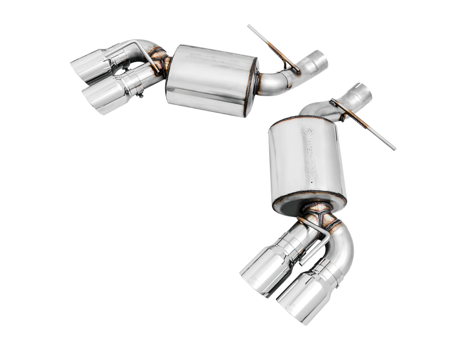 AWE Touring Edition Axle-back Exhaust for Gen6 Camaro SS / ZL1 / LT1 - Chrome Silver Tips (Quad Outlet) 3015-42093