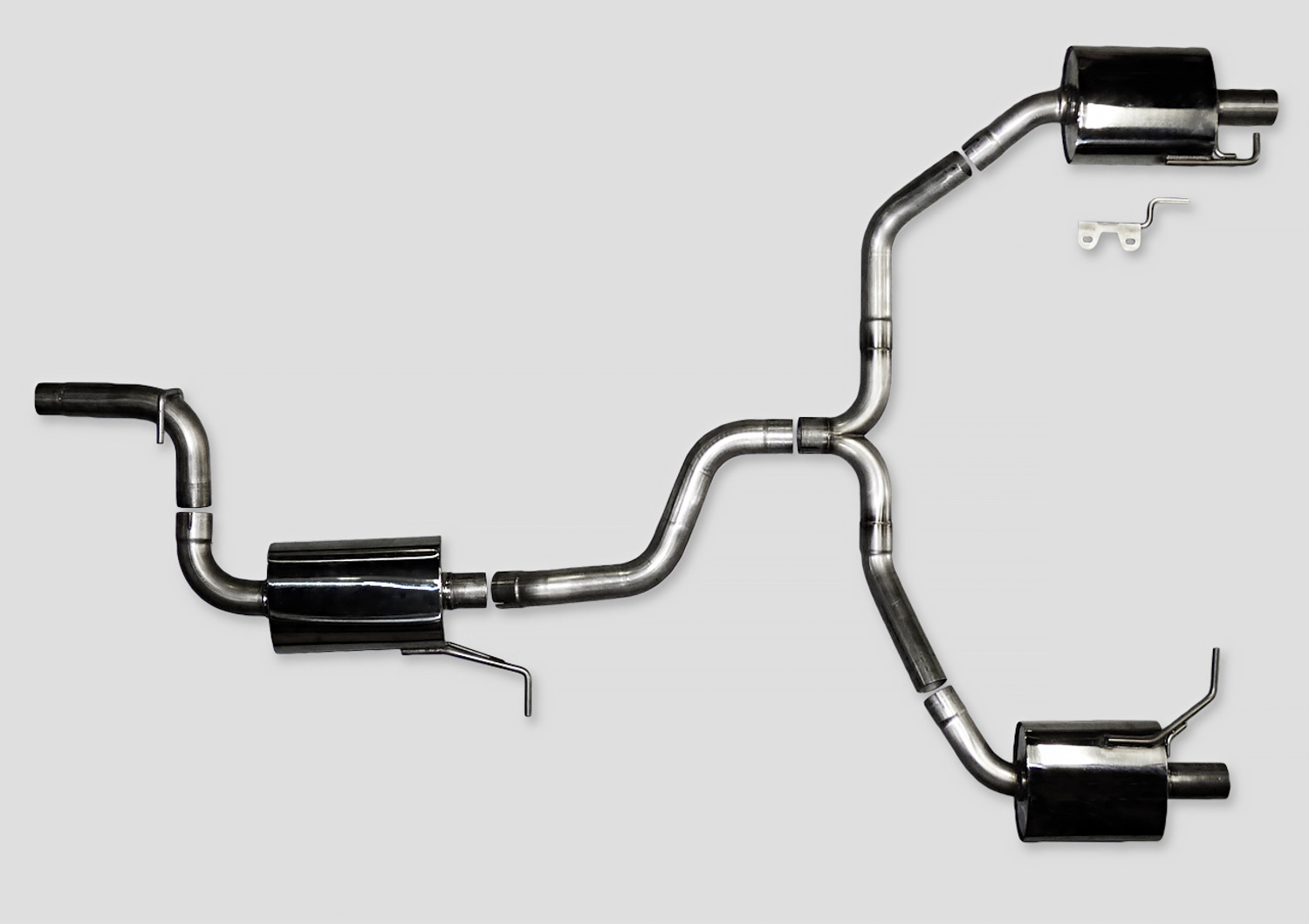 AWE Touring Edition Exhaust for VW CC 2.0T - Dual Outlet - Diamond Black Tips 3010-33022