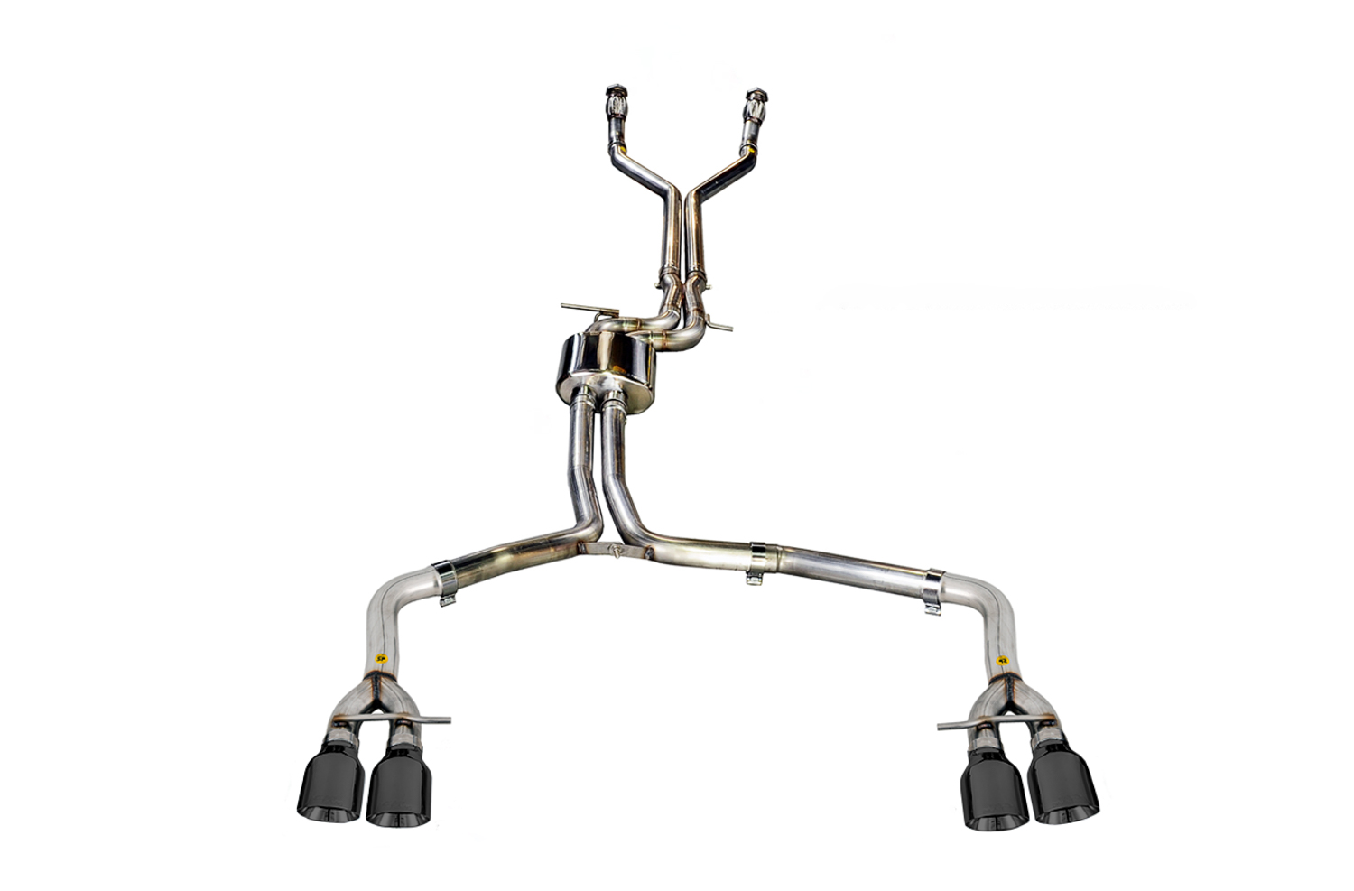 AWE Track Edition Exhaust for Audi C7 S7 4.0T - Diamond Black Tips 3020-43052