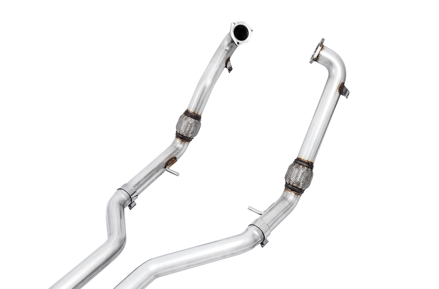 AWE Track Edition Exhaust for Audi B9 S4 - Non-Resonated - Chrome Silver 102mm Tips 3010-42054