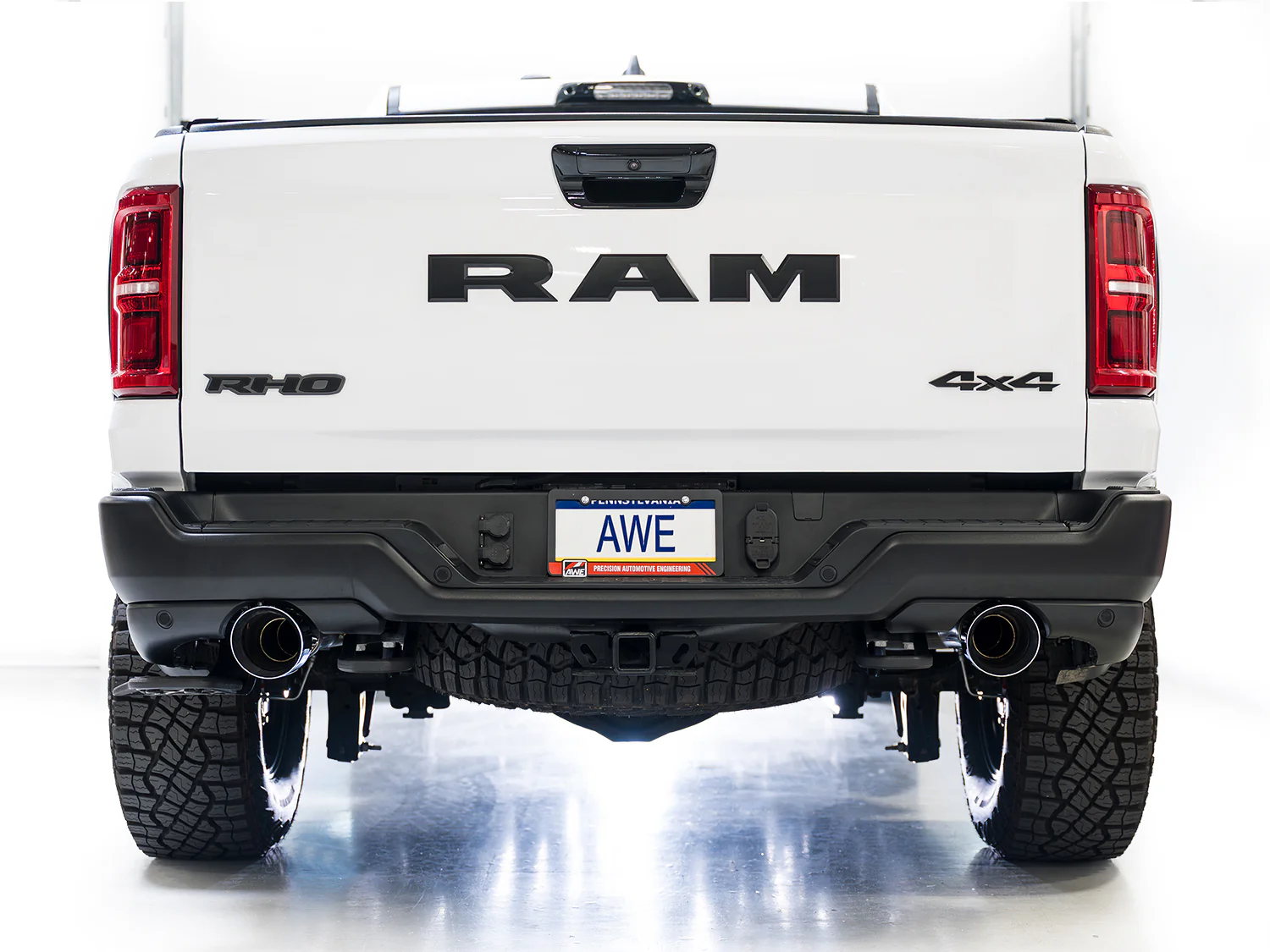 AWE 0FG Catback Exhaust for RAM RHO - Chrome Silver Tips 3015-32630 - Image 2
