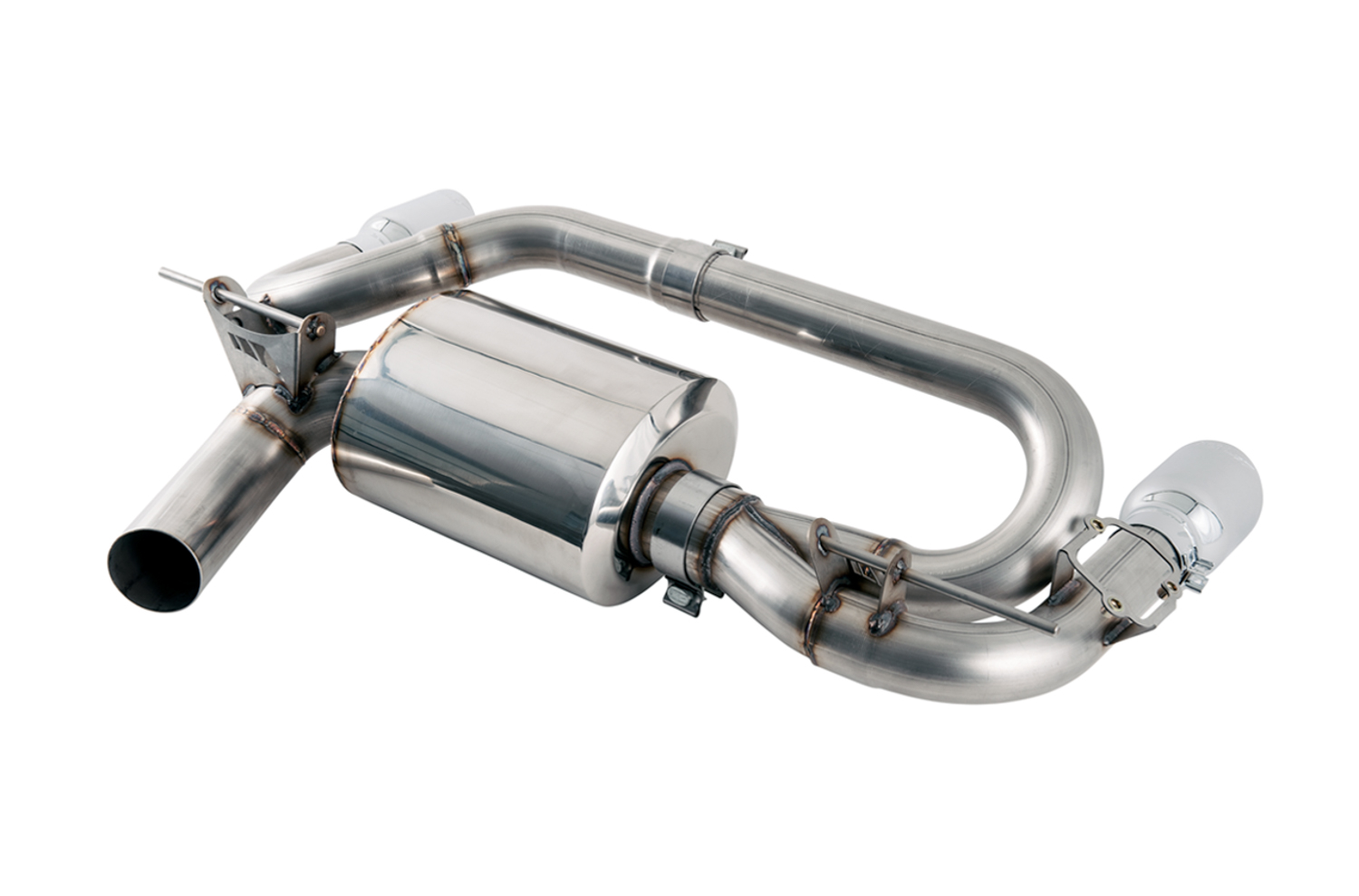 AWE Touring Edition Axle-back Exhaust for BMW F22 M235i / M240i - Chrome Silver Tips (102mm) 3010-32030