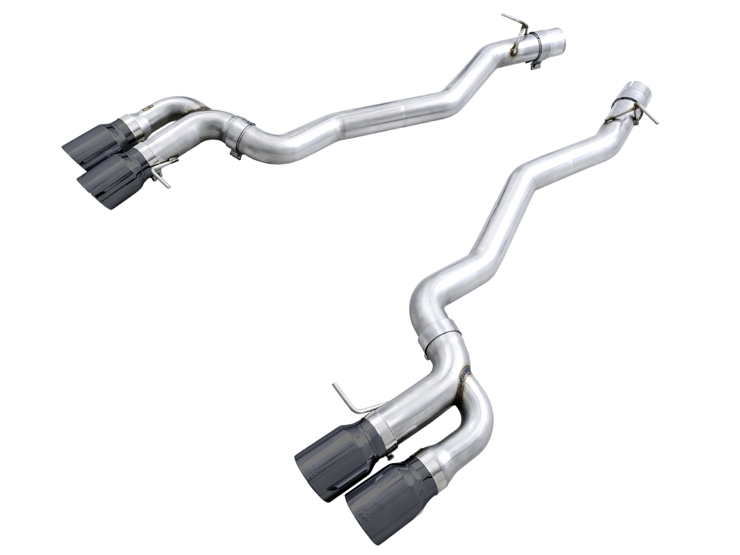 AWE Track Edition Axleback Exhaust for BMW F90 M5 - Diamond Black Tips 3020-43077