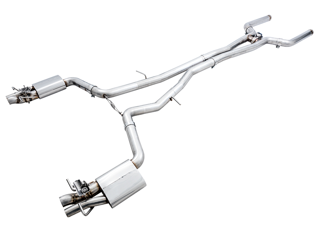 AWE SwitchPath™ Exhaust System for '19-'21 Mercedes-Benz W205 AMG C63/S Coupe - Non-Dynamic Performance Exhaust cars (no tips) 3025-11005
