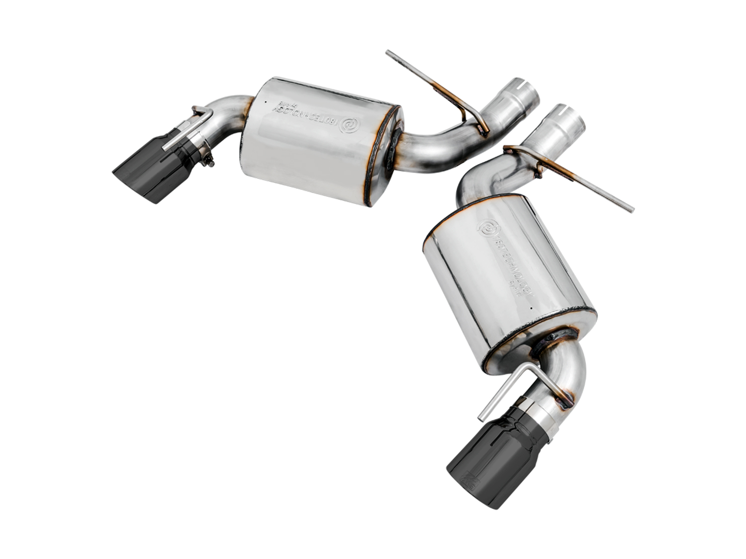 AWE Touring Edition Axle-back Exhaust for Gen6 Camaro SS / LT1 - Diamond Black Tips (Dual Outlet) 3015-33103